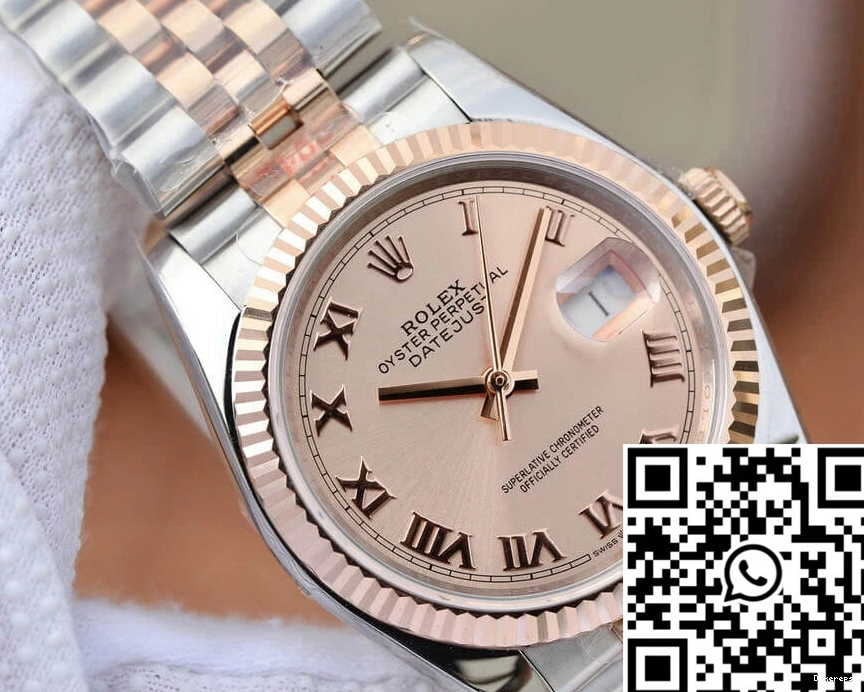 Datejust GM 116231 Modern Factory Rolex Dial 675 Pink 36MM 0731